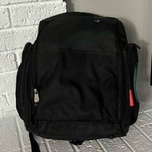 Like New Fisher-Price Black diaper backpack
